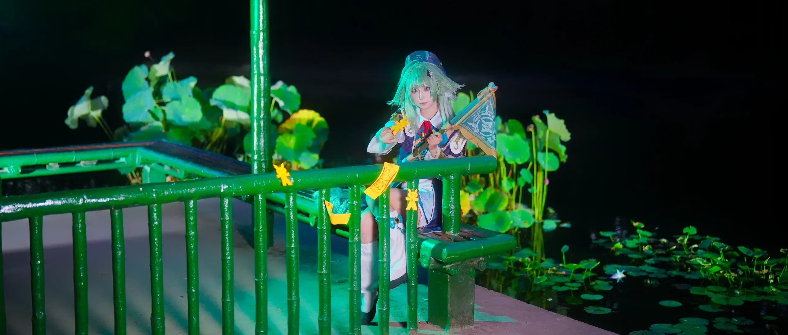 Honkai: Star Rail, Anime cosplay, Shanghai photoshoot booking, Huohuo cosplay, Night photography