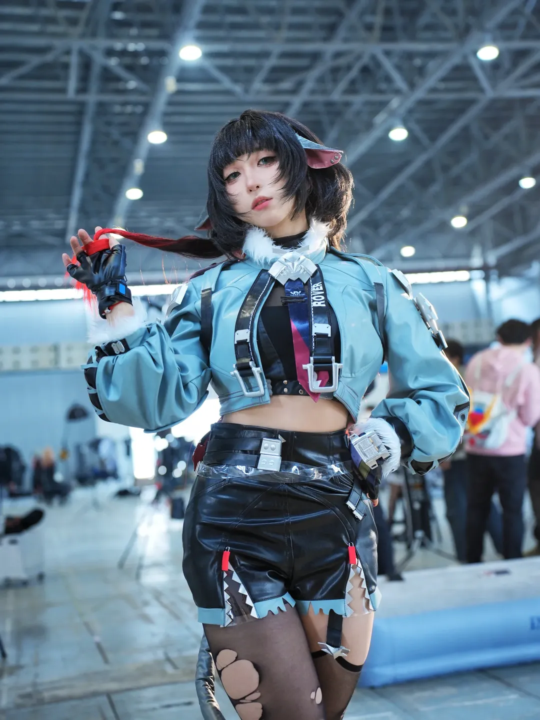绝区零, 漫展摄影, Coser日常, 简杜cos, 破洞丝袜穿搭 - 第2张