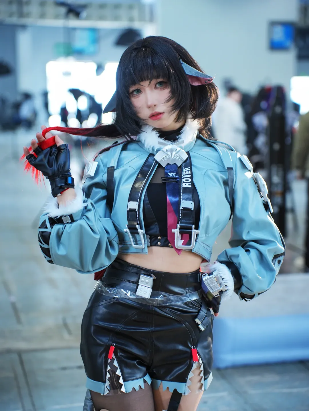 绝区零, 漫展摄影, Coser日常, 简杜cos, 破洞丝袜穿搭 - 第4张