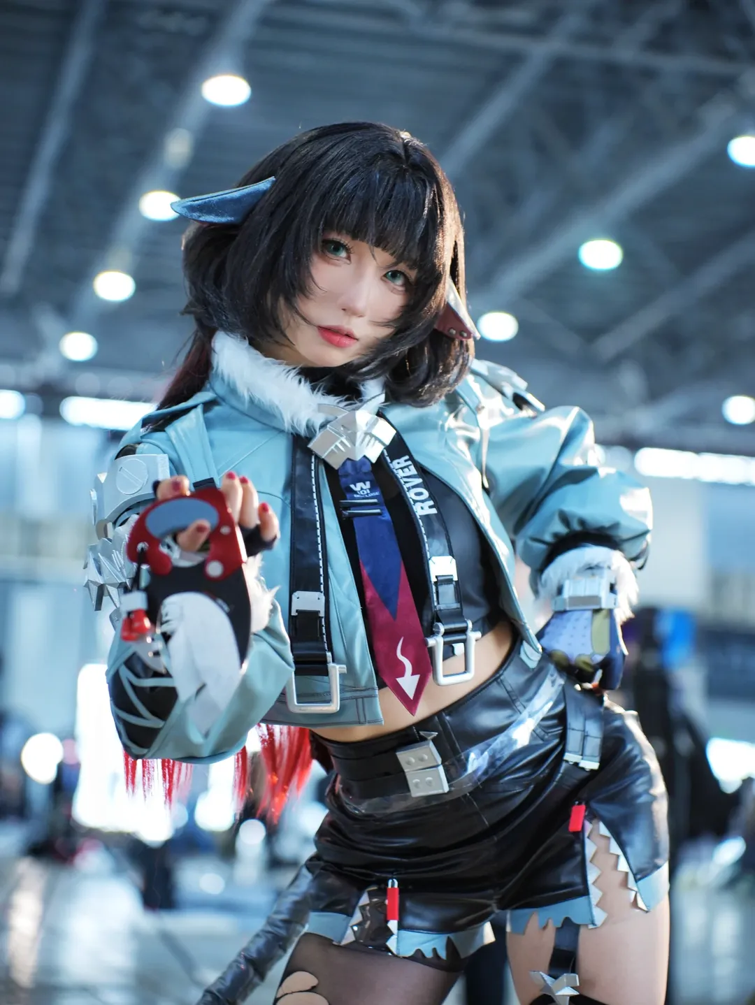 绝区零, 漫展摄影, Coser日常, 简杜cos, 破洞丝袜穿搭 - 第5张