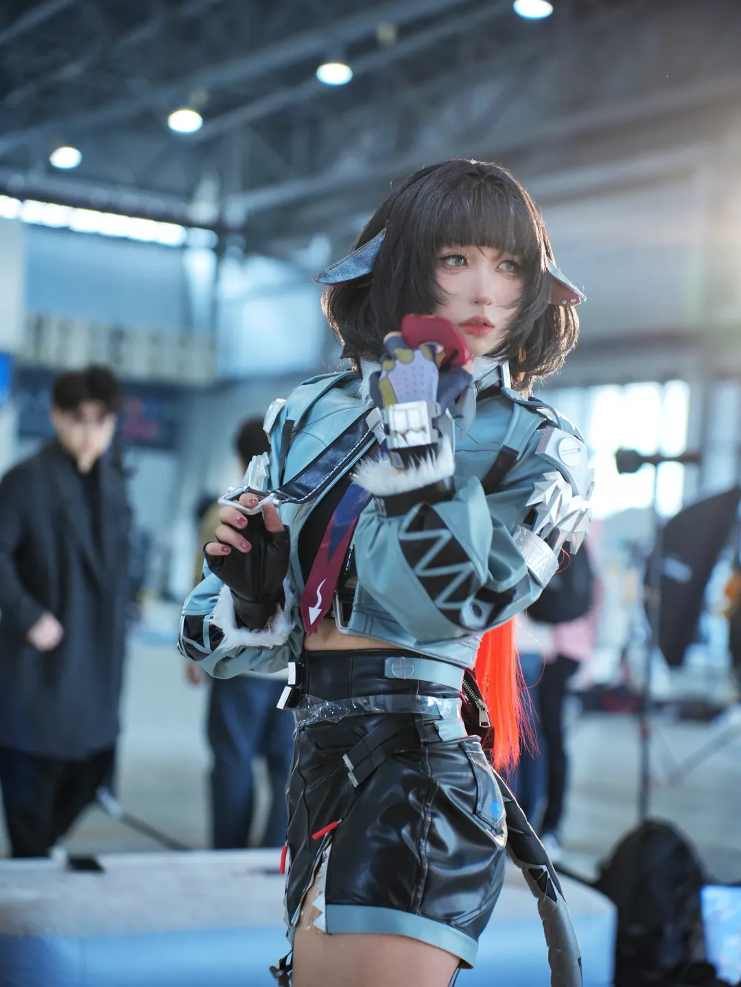 绝区零, 漫展摄影, Coser日常, 简杜cos, 破洞丝袜穿搭 - 第8张