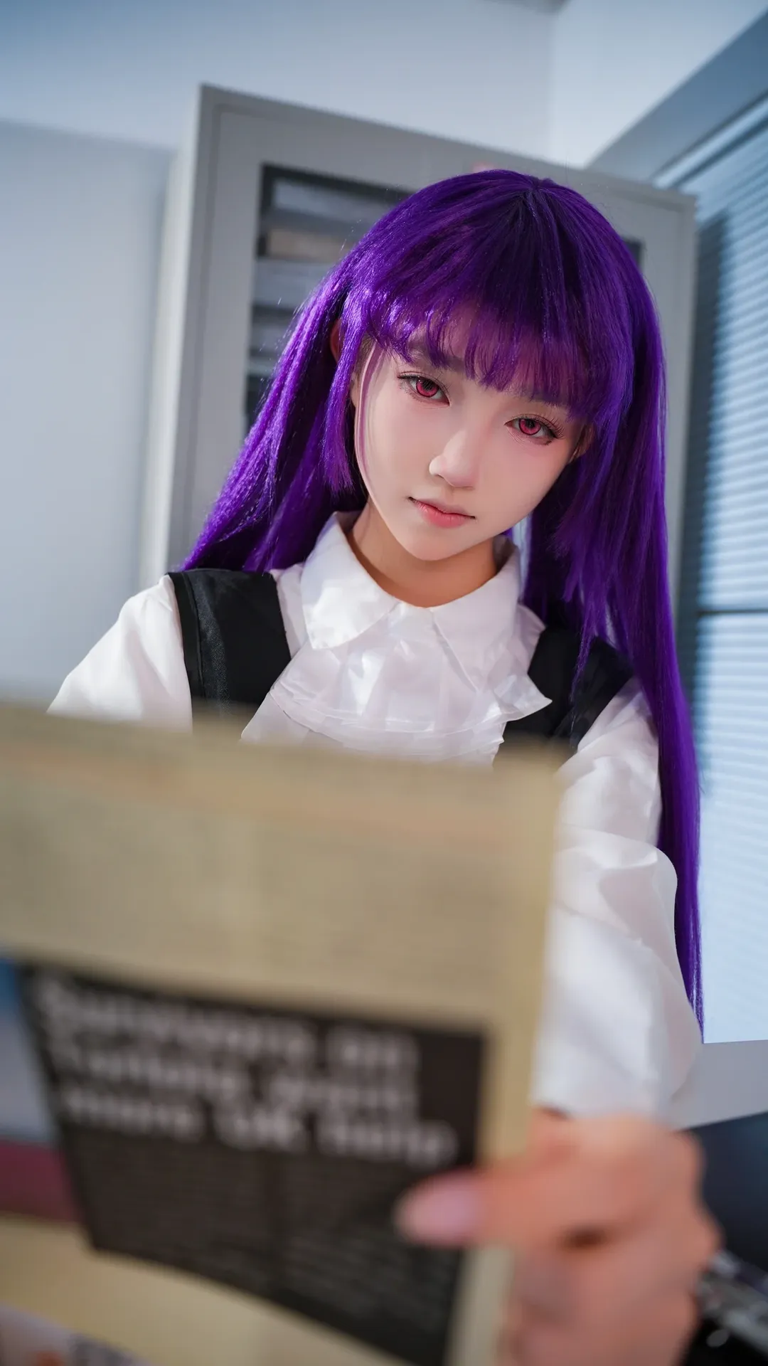 2D, Black stockings, Ririchiyo Cosplay, Inu x Boku SS, Tsun-shun - Image 5