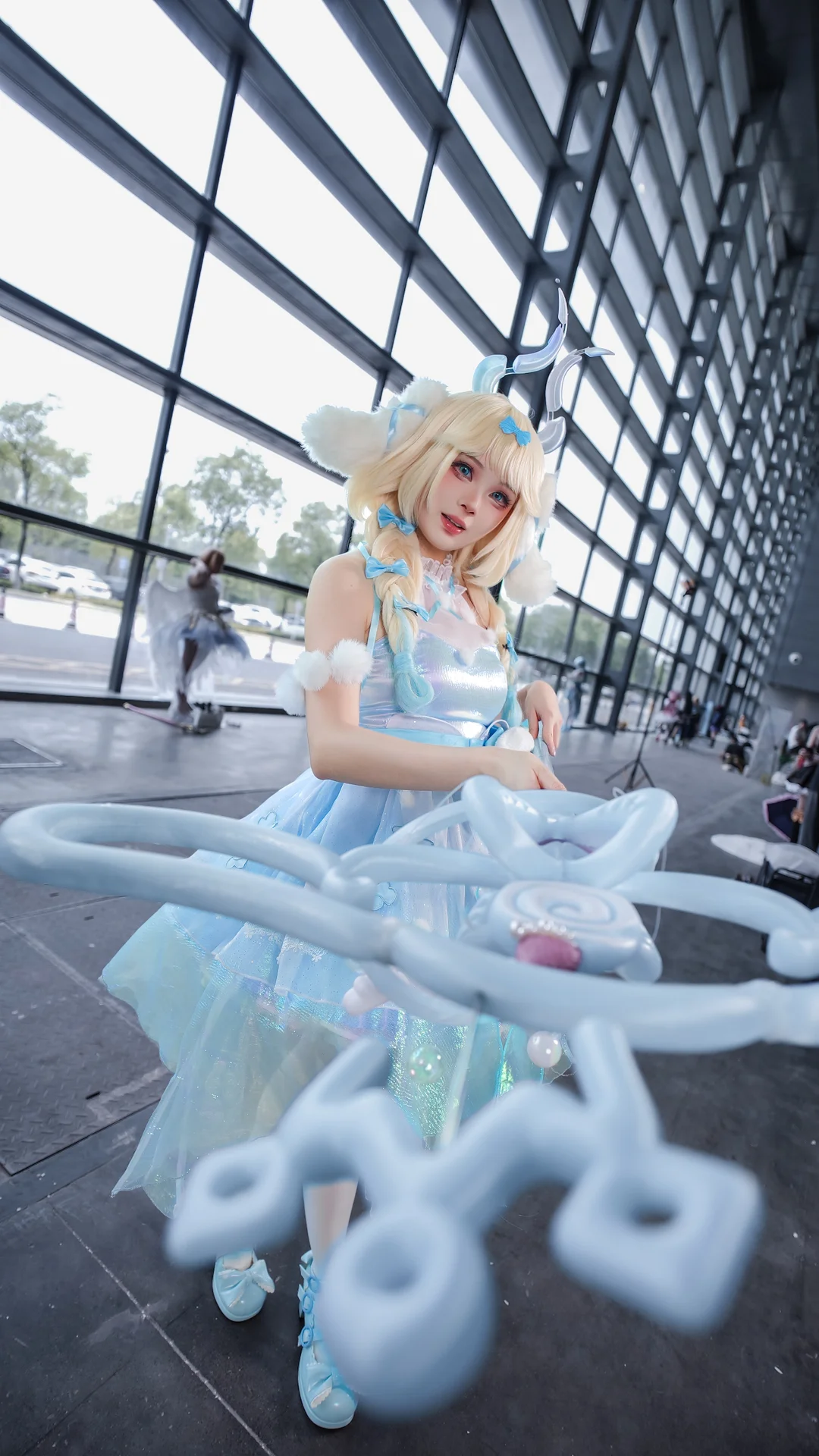 漫展返图, 王者荣耀, 二次元cosplay, 瑶cos, 白色过膝袜 - 第1张