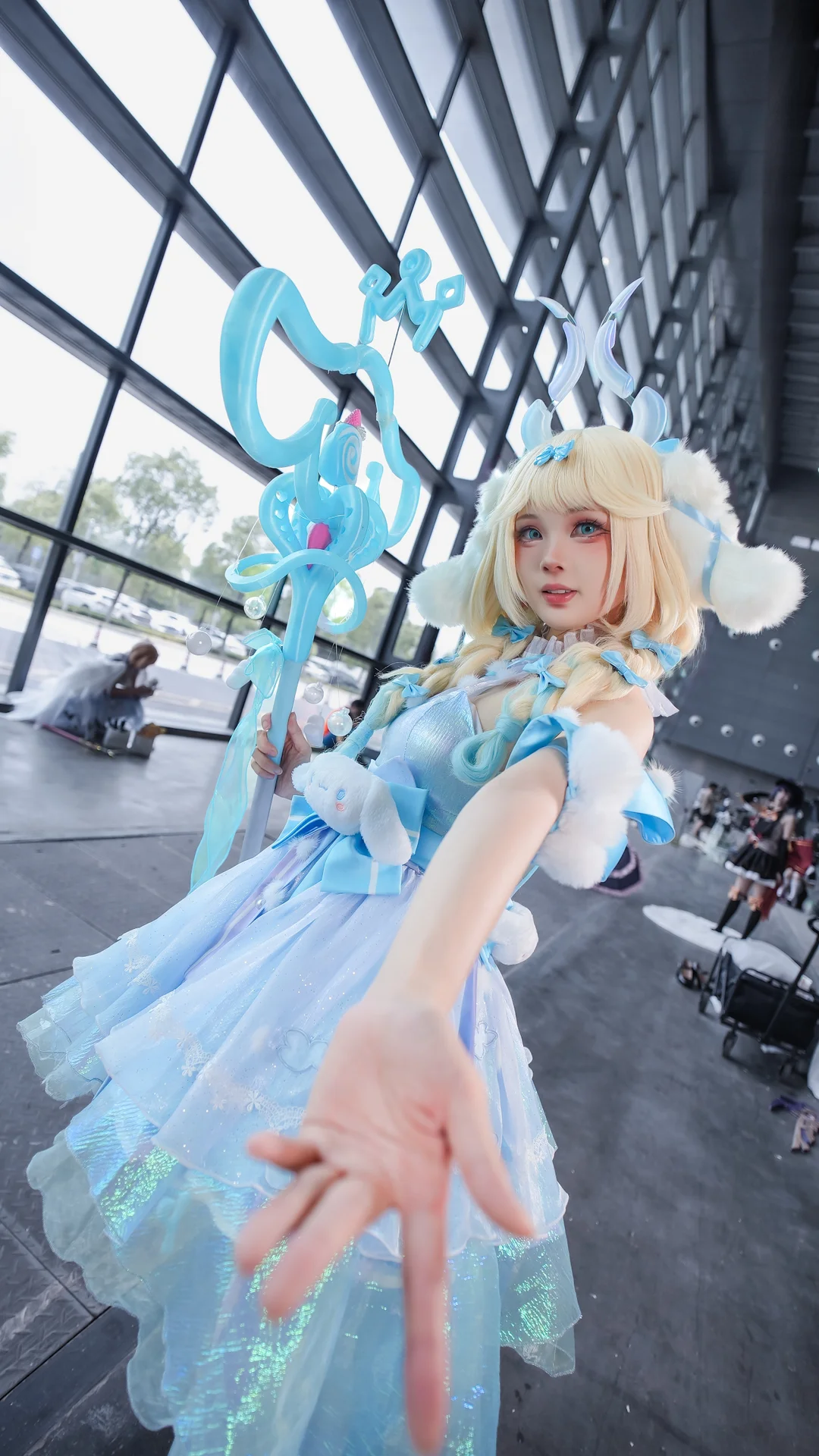 漫展返图, 王者荣耀, 二次元cosplay, 瑶cos, 白色过膝袜 - 第10张