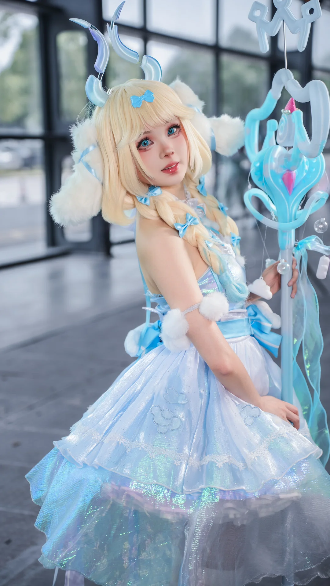 漫展返图, 王者荣耀, 二次元cosplay, 瑶cos, 白色过膝袜 - 第7张