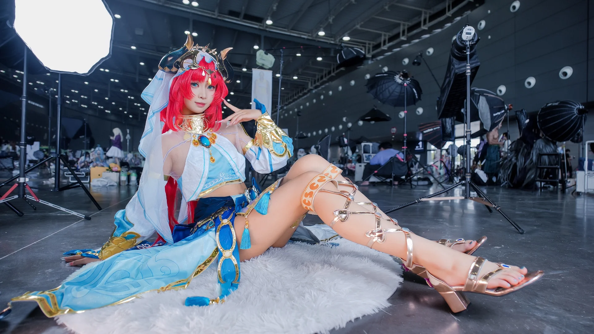 二次元, 原神, 漫展场照, 妮露cos, cosplay摄影 - 第7张