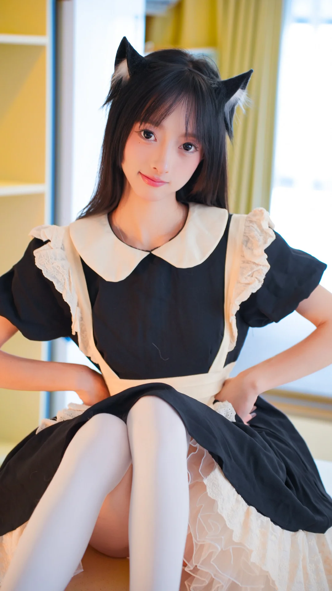 二次元写真, 猫耳女仆, 女仆cos, 日常拍照, 室内约拍 - 第4张