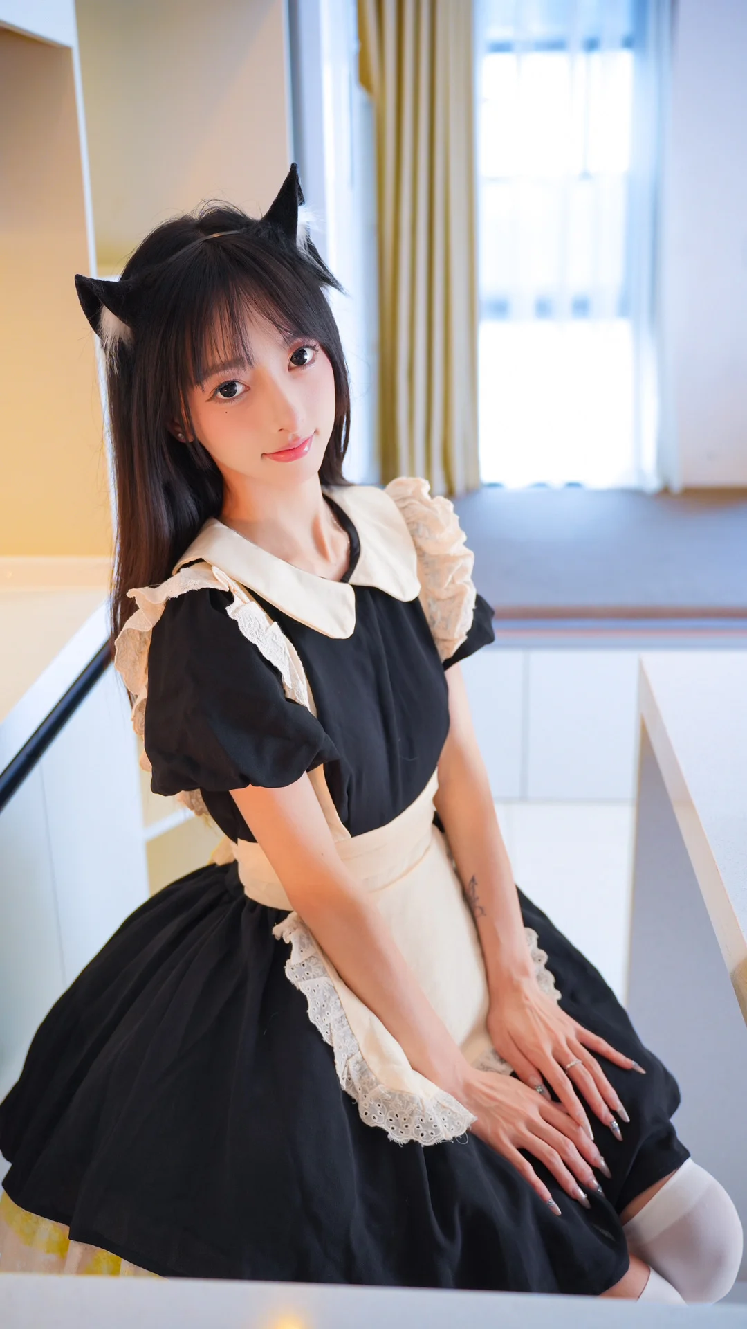 二次元写真, 猫耳女仆, 女仆cos, 日常拍照, 室内约拍 - 第5张