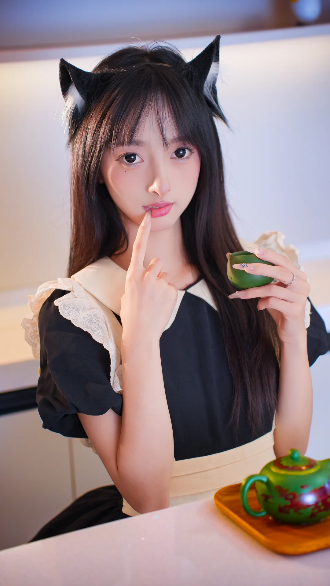 二次元写真, 猫耳女仆, 女仆cos, 日常拍照, 室内约拍 - 第8张