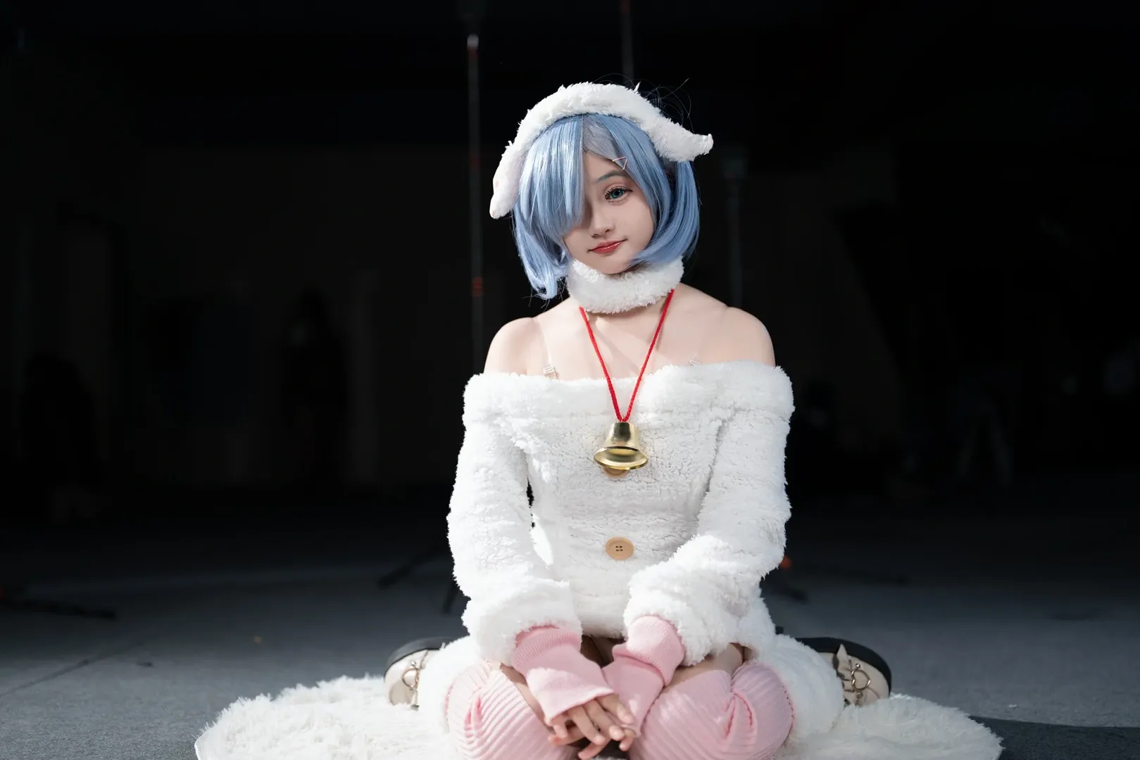 动作参考, cosplay场照, 雷姆cos, re0从零开始的异世界生活, 过膝袜搭配 - 第10张