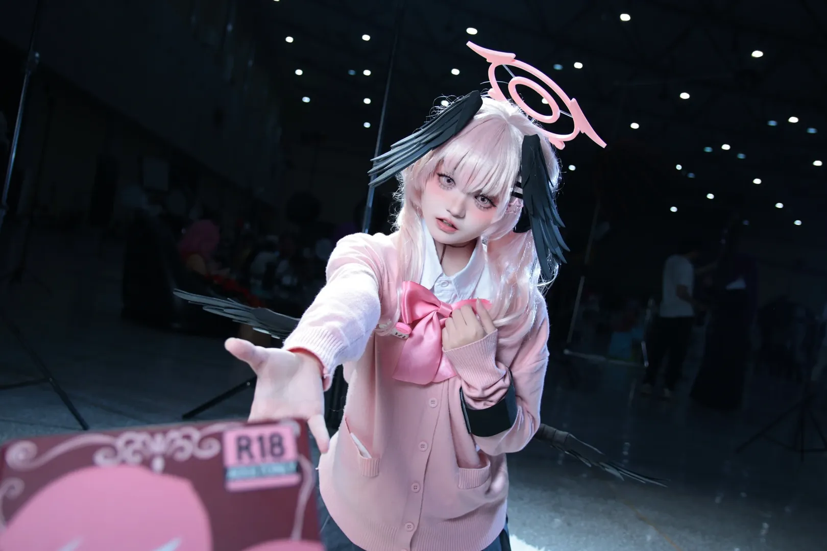 碧蓝档案, 漫展场照, JK制服, 下江小春cos, 白丝穿搭 - 第5张