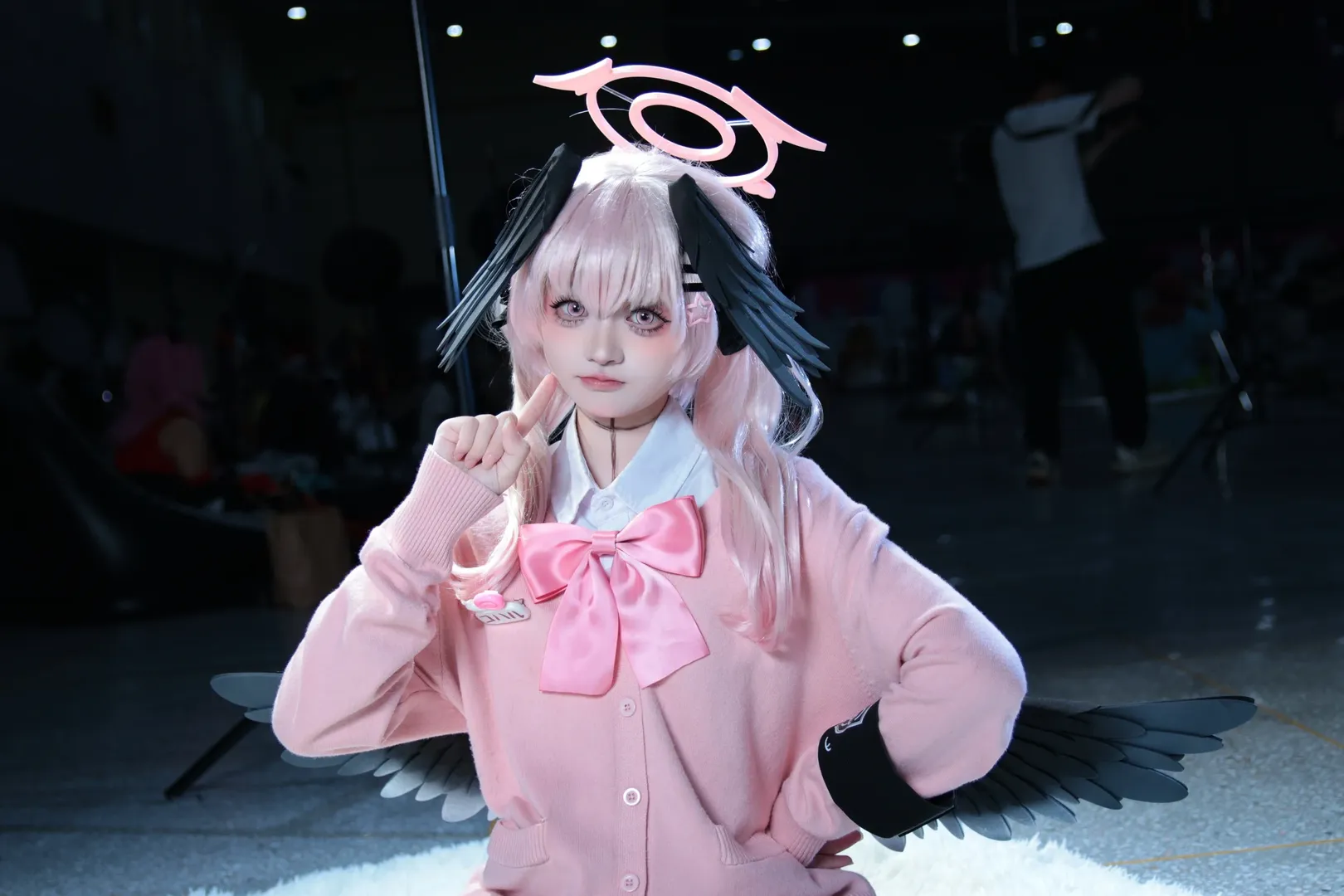 碧蓝档案, 漫展场照, JK制服, 下江小春cos, 白丝穿搭 - 第8张