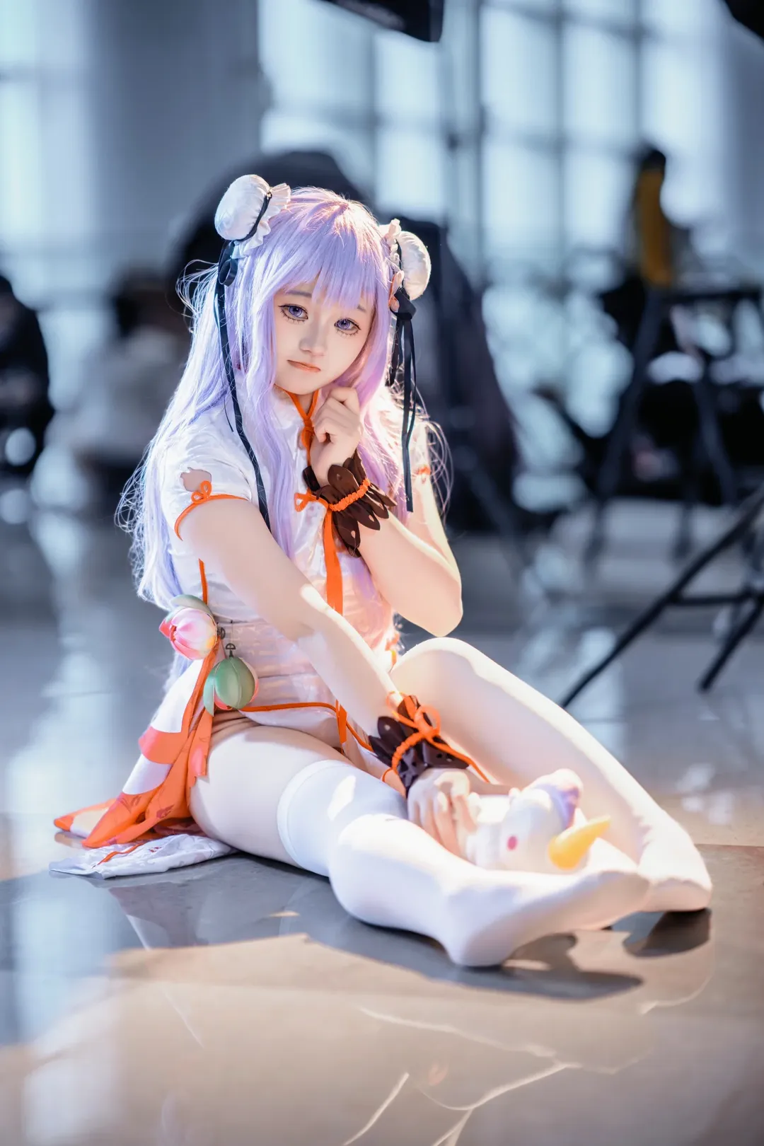 cosplay, 碧蓝航线, 白丝穿搭, 碧蓝航线独角兽cos, 春之礼 - 第2张