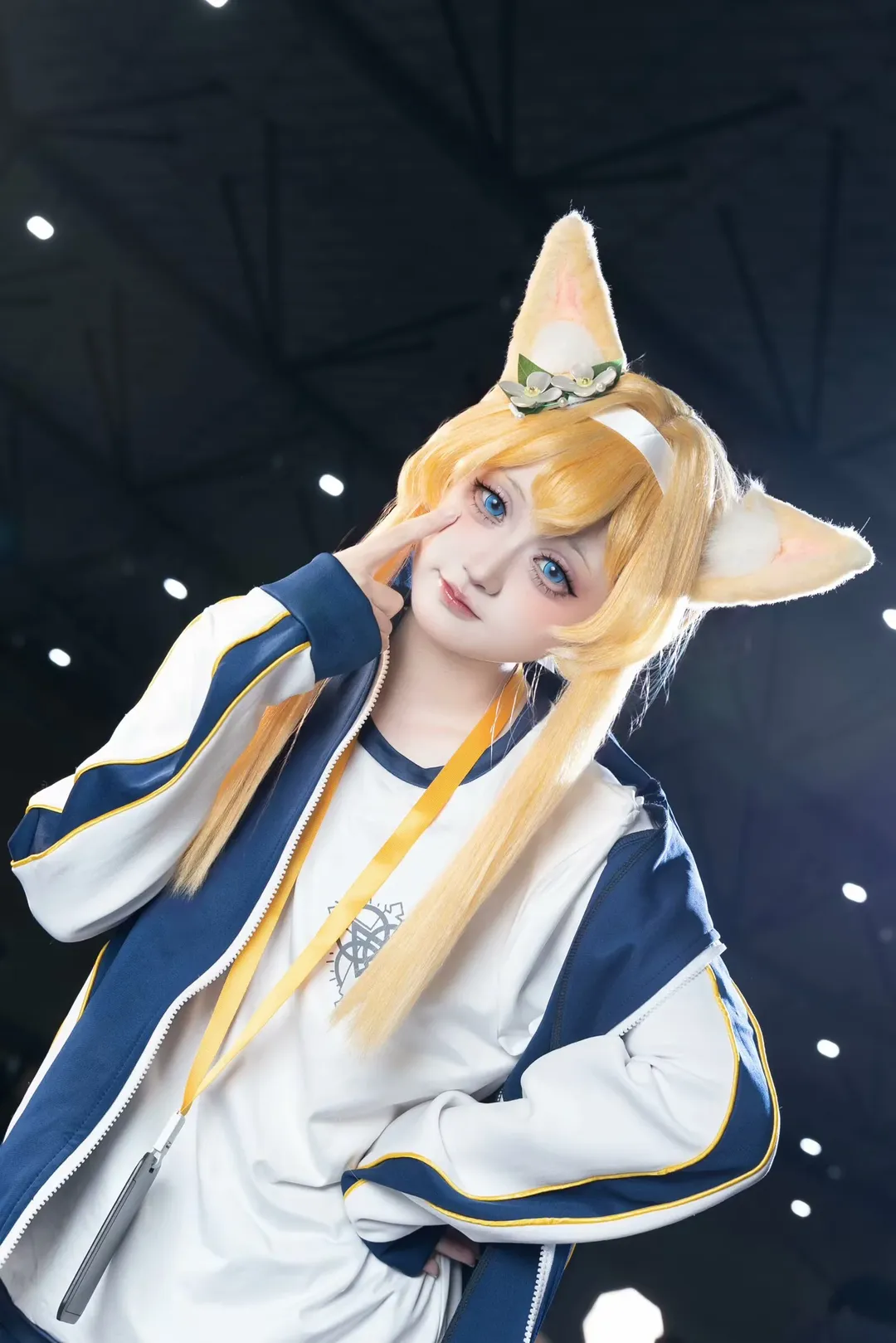cosplay, 蔚蓝档案, 白丝, 体操服, 伊落玛丽cos - 第3张