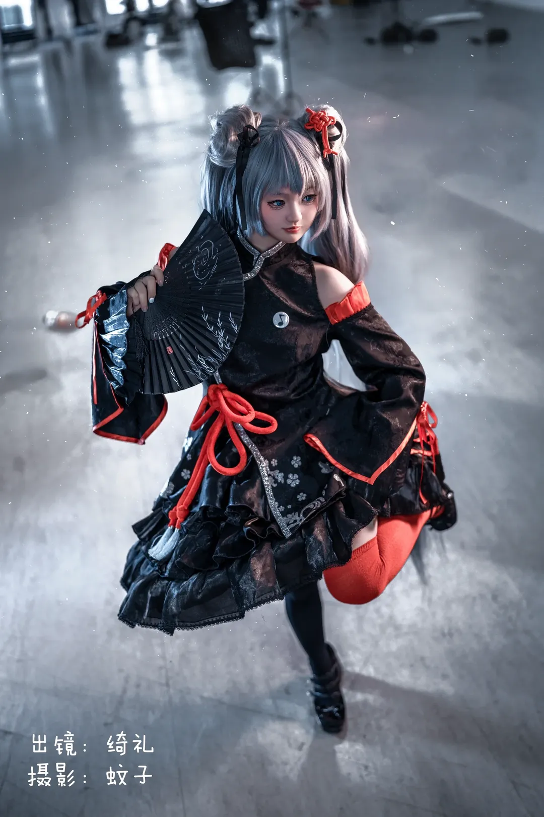蔚蓝档案, 初音未来cos, 砂狼白子cos, 白丝cos, 橘光cos - 第1张