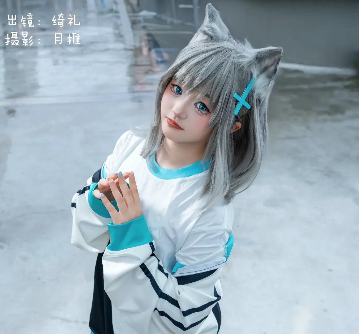 蔚蓝档案, 初音未来cos, 砂狼白子cos, 白丝cos, 橘光cos - 第2张