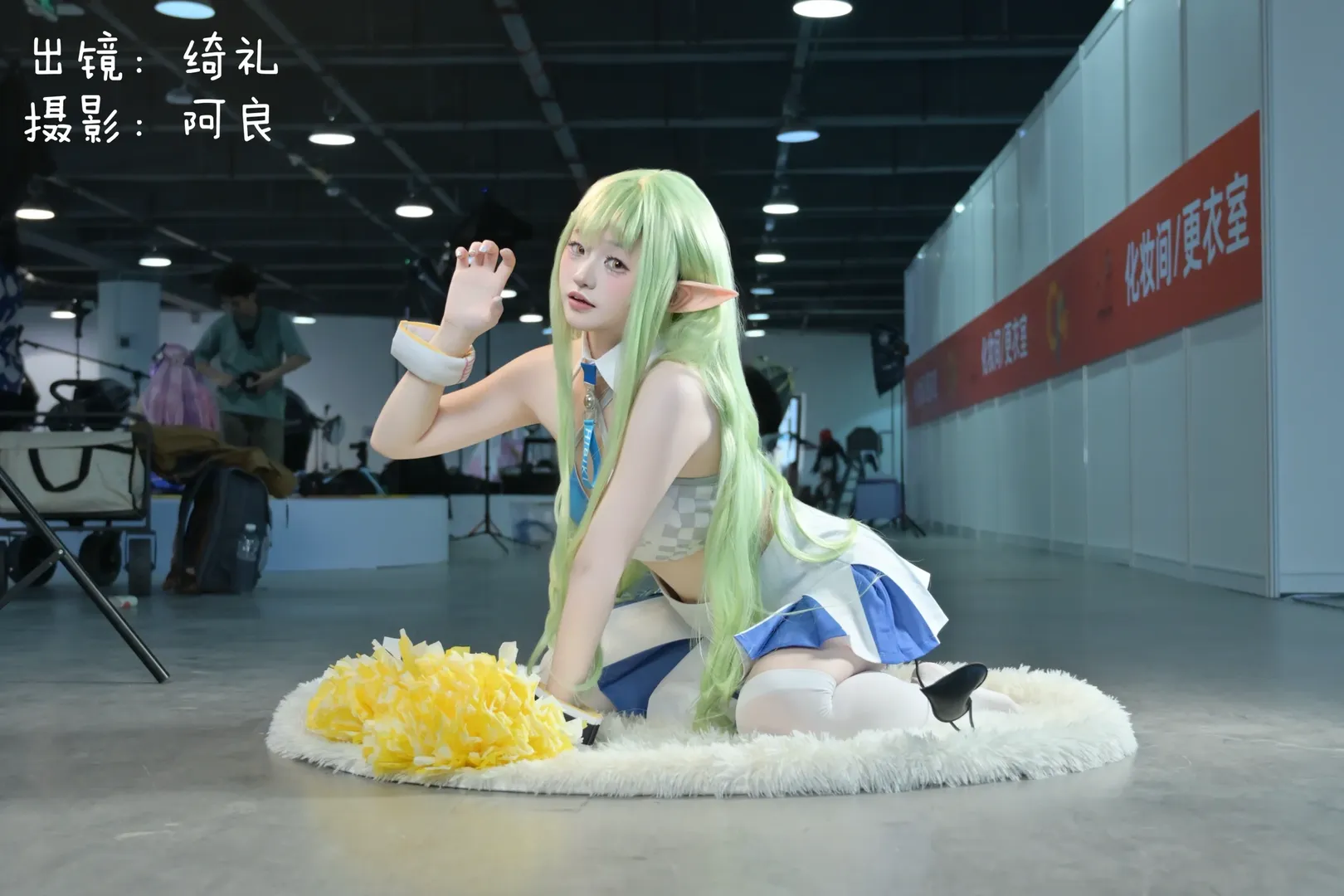 蔚蓝档案, 初音未来cos, 砂狼白子cos, 白丝cos, 橘光cos