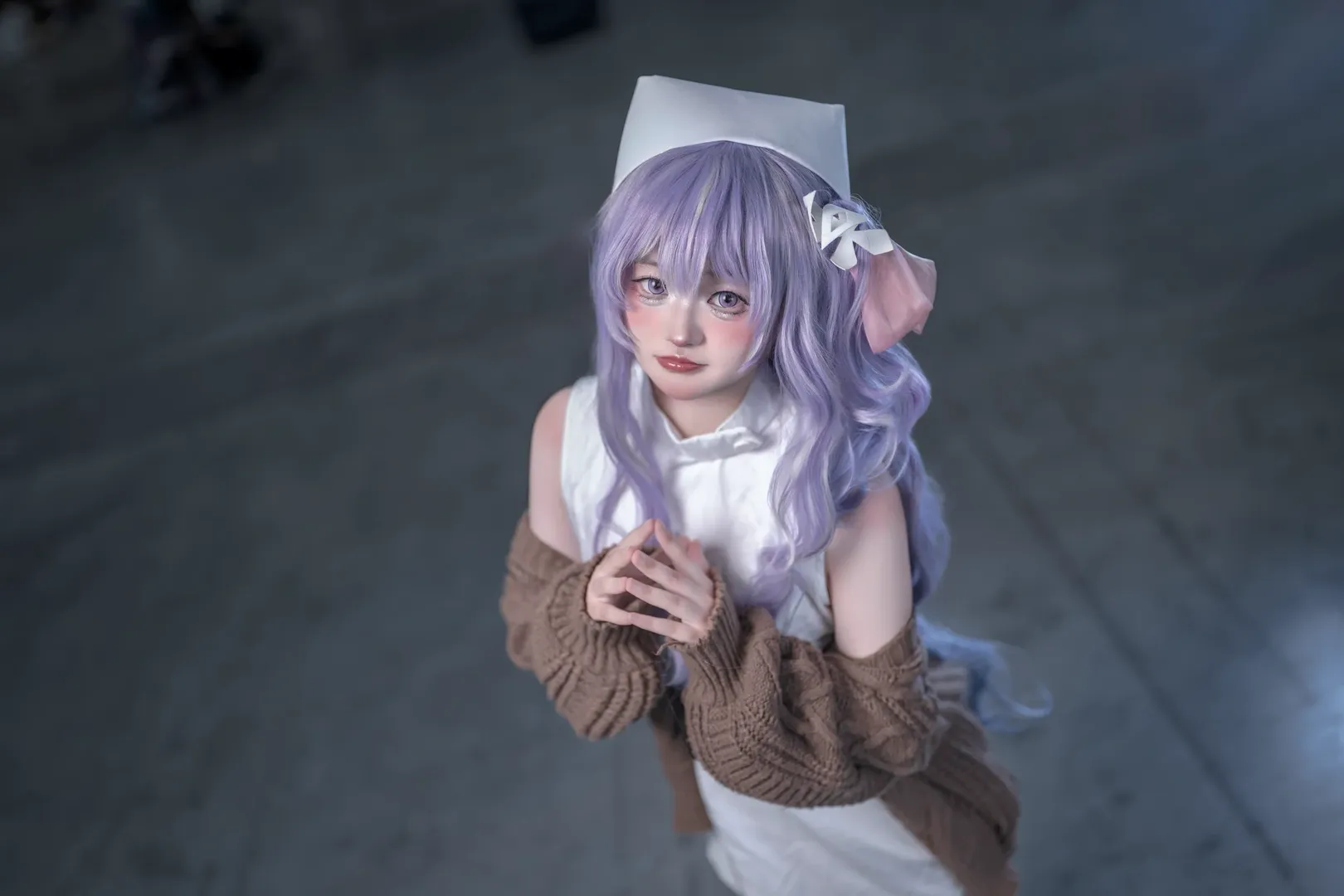 アズールレーン, イベント写真, 白ストッキング, ユニコーン コスプレ, ナースコスプレ - 3枚目