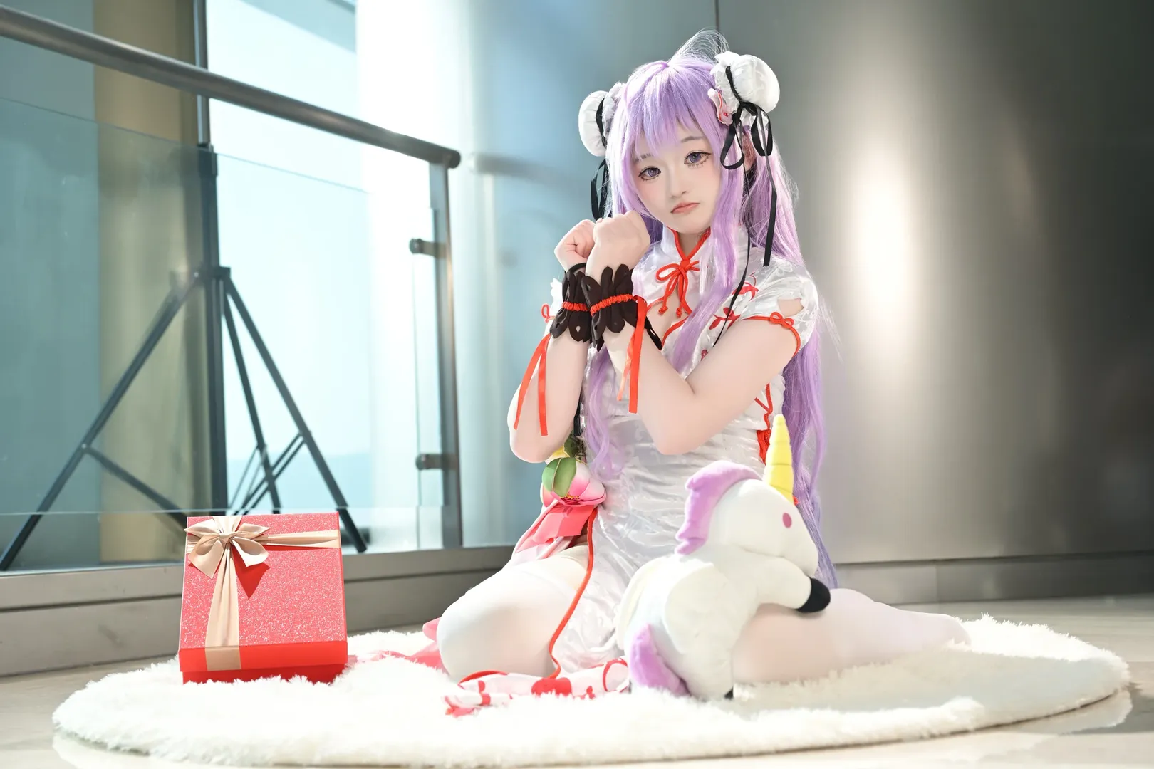 碧蓝航线, 独角兽cos, 白丝cos, 萝莉cos, 独角兽春之礼 - 第2张