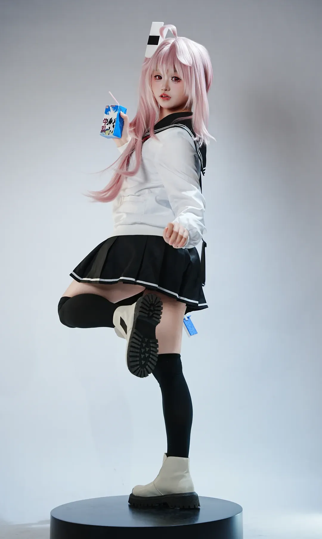 cosplay, 蔚蓝档案, 碧蓝档案, 柚鸟夏cos, 过膝袜cos