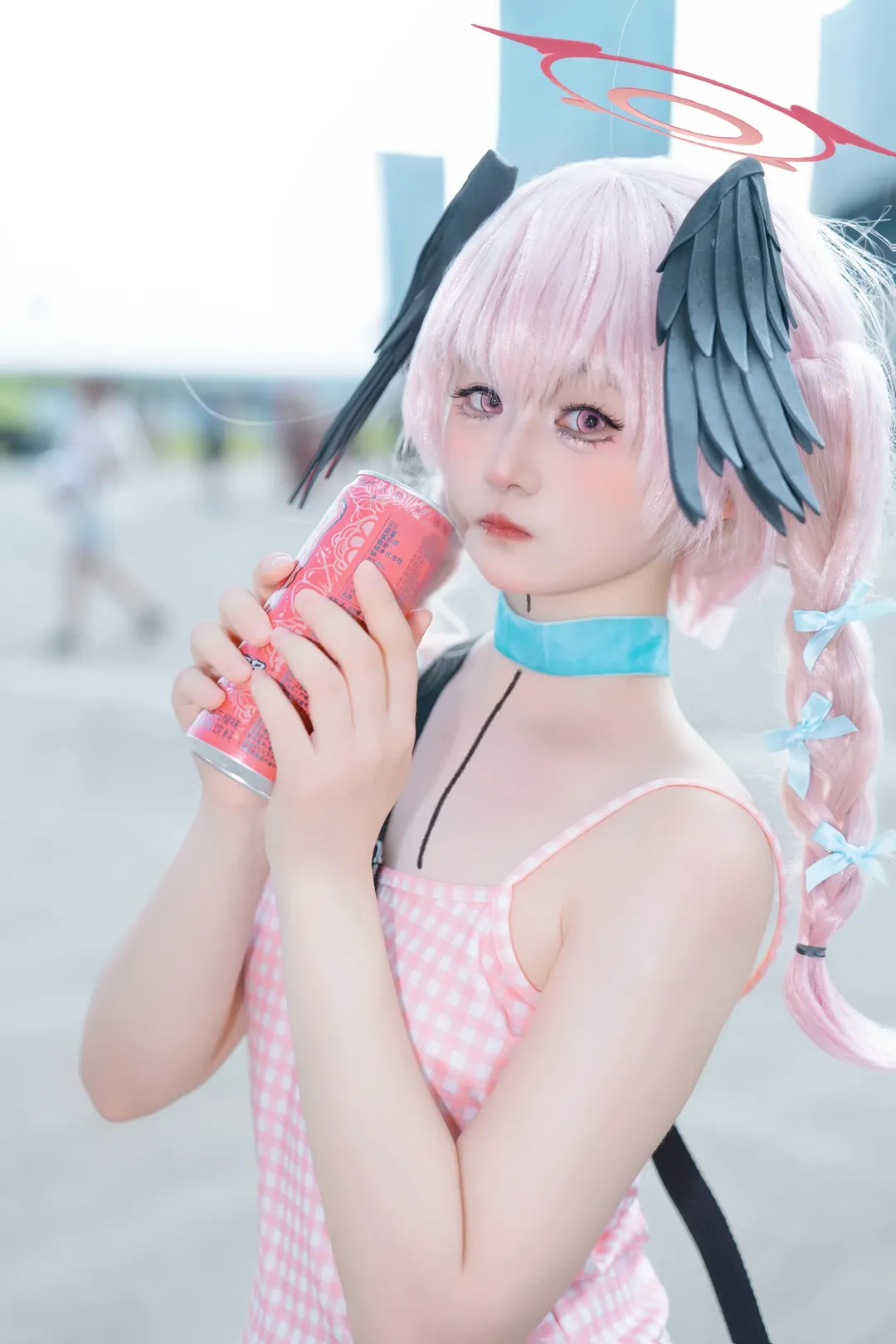 cosplay, 蔚蓝档案, 下江小春cos, 粉色双马尾, CJ漫展