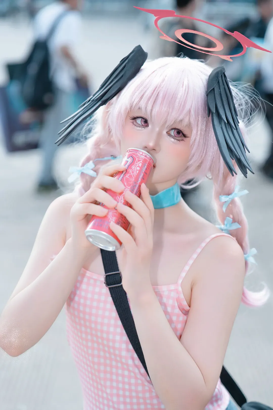 コスプレ, ブルーアーカイブ, 下江コハル コスプレ, ピンクのツインテール, チャイナジョイ - 2枚目