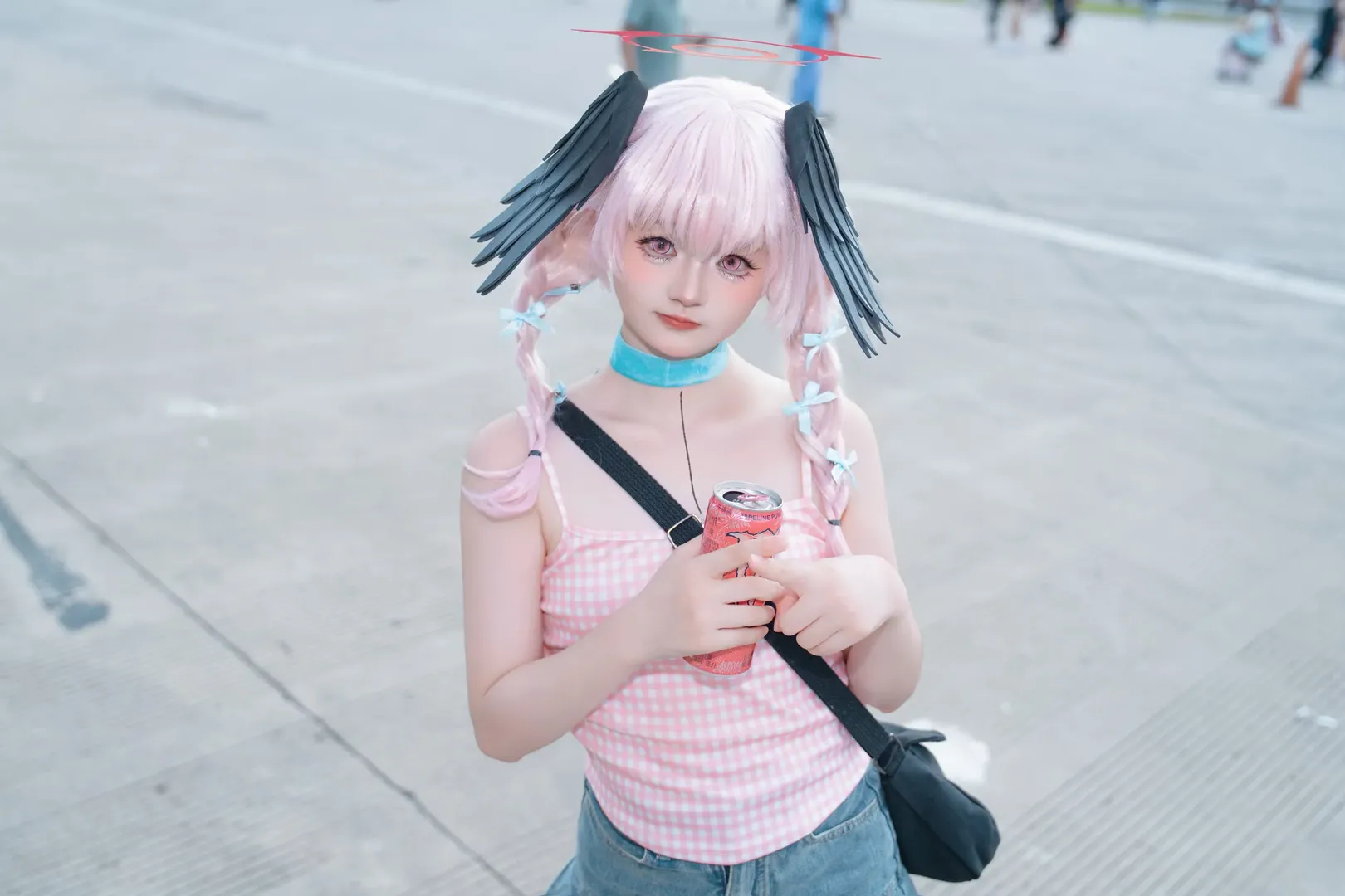 コスプレ, ブルーアーカイブ, 下江コハル コスプレ, ピンクのツインテール, チャイナジョイ - 4枚目