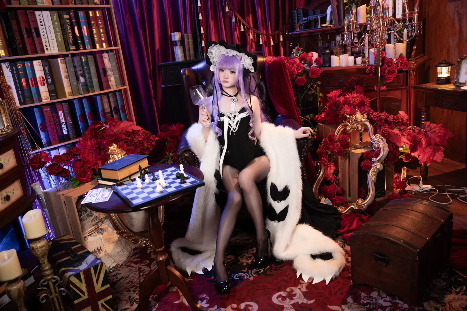 碧蓝航线, 二次元cosplay, 塔什干cos, 黑丝, 兔女郎cos - 第2张