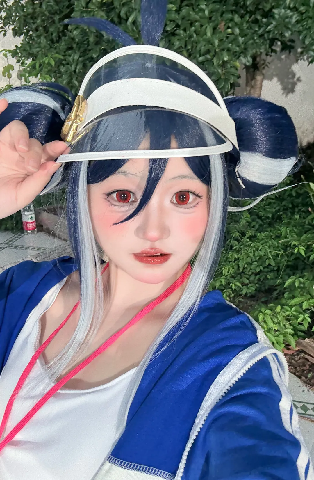 二次元摄影, 蔚蓝档案, 泳装cosplay, 夜间外景, 合欢垣吹雪cos - 第2张