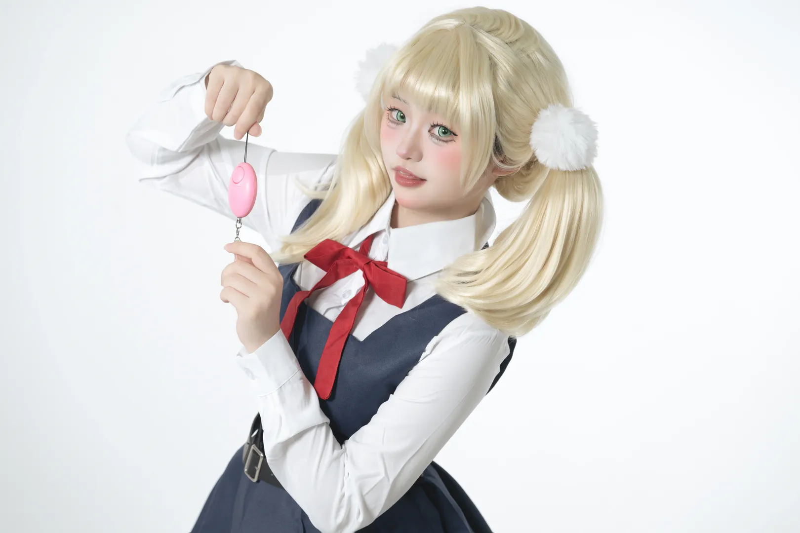 cosplay, 白丝, 时雨羽衣cos, 双马尾, 萝莉神 - 第2张