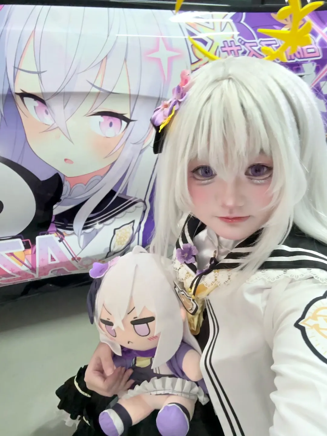 蔚蓝档案, 二次元cosplay, 白洲梓cos, 漫展记录, 痛车活动 - 第2张