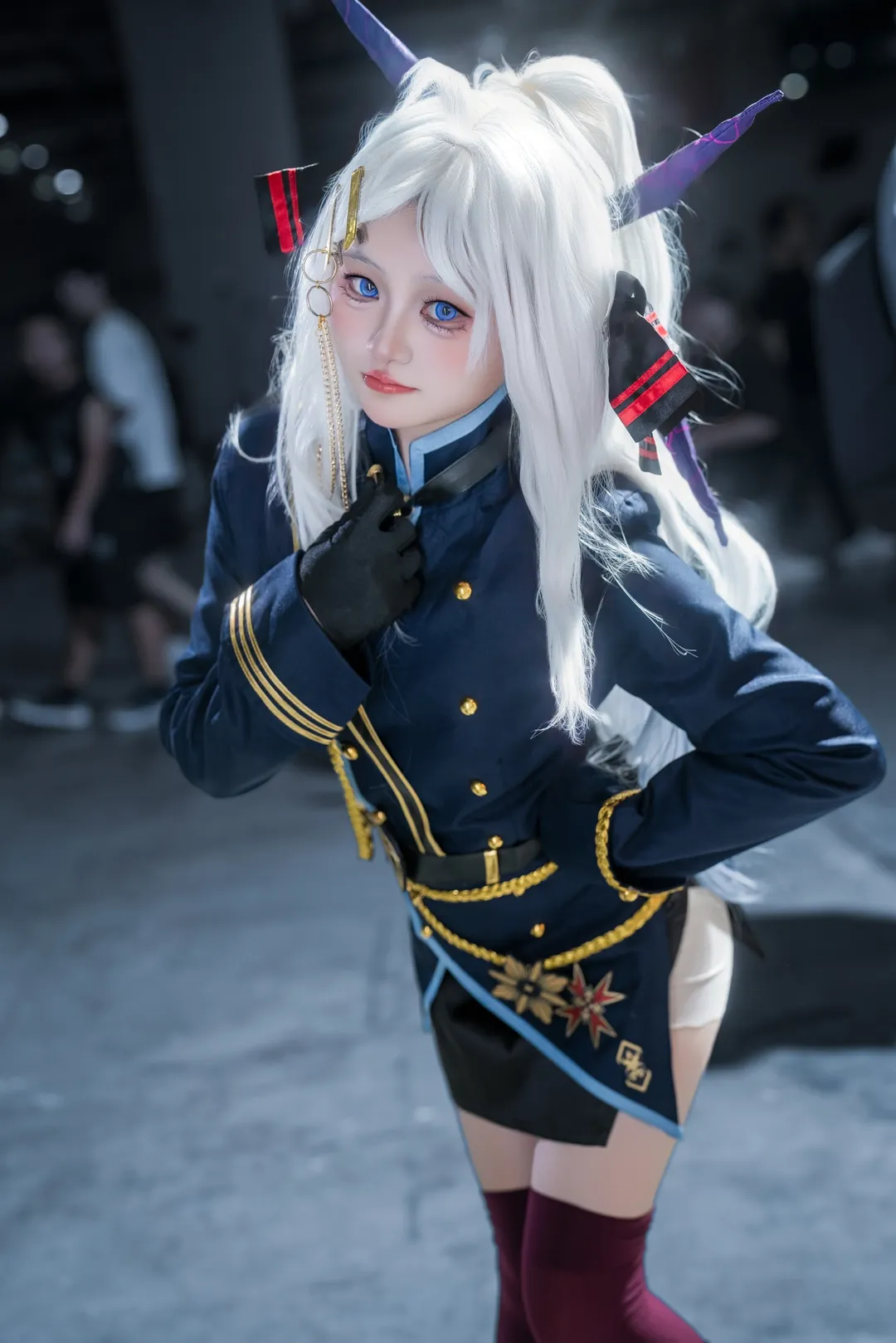 蔚蓝档案, 漫展返图, 空崎日奈cos, 二次元cosplay, cosplay丝袜 - 第2张