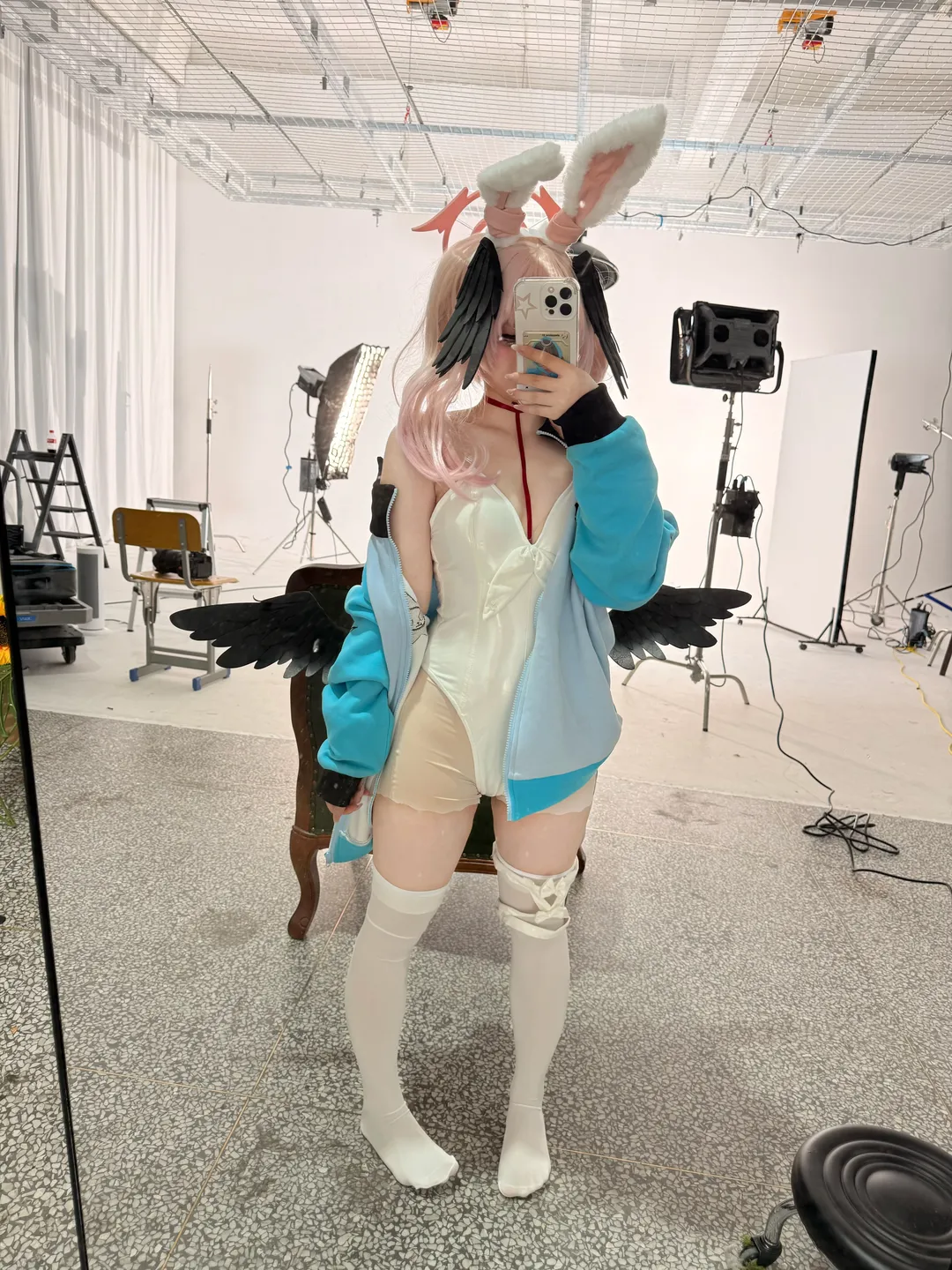 二次元, cosplay, 蔚蓝档案, 下江小春cos, 摄影棚拍摄 - 第4张