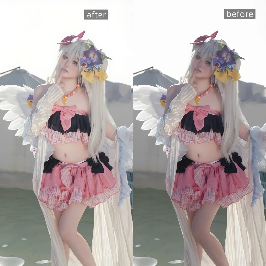 ブルーアーカイブ, 博麗霊夢コスプレ, コスプレ撮影, 水梓コスプレ, 写真編集シェア