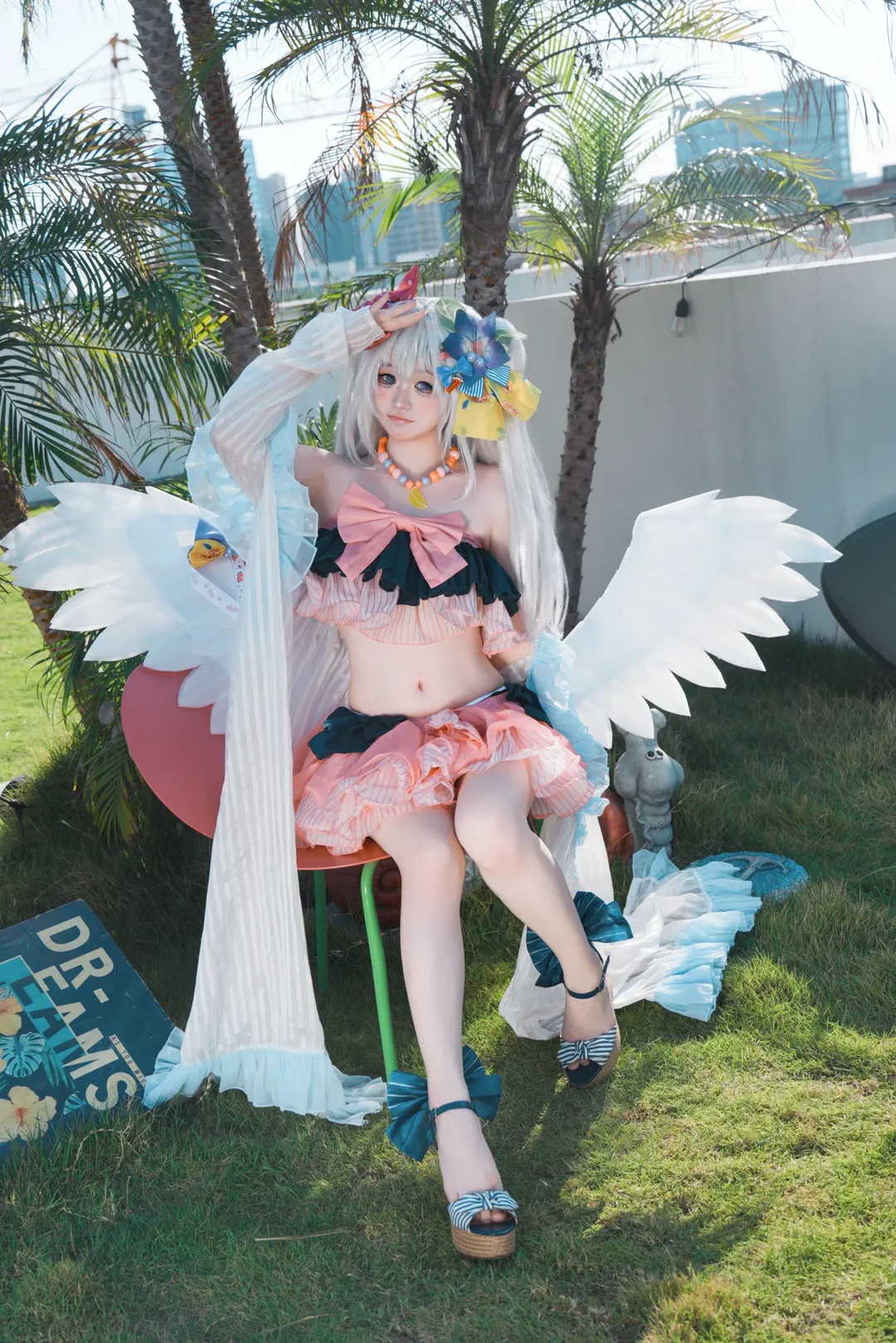 Blue Archive, Shirasu Azusa cosplay, Summer cosplay, Swimsuit cosplay, 3rd Anniversary Concert
