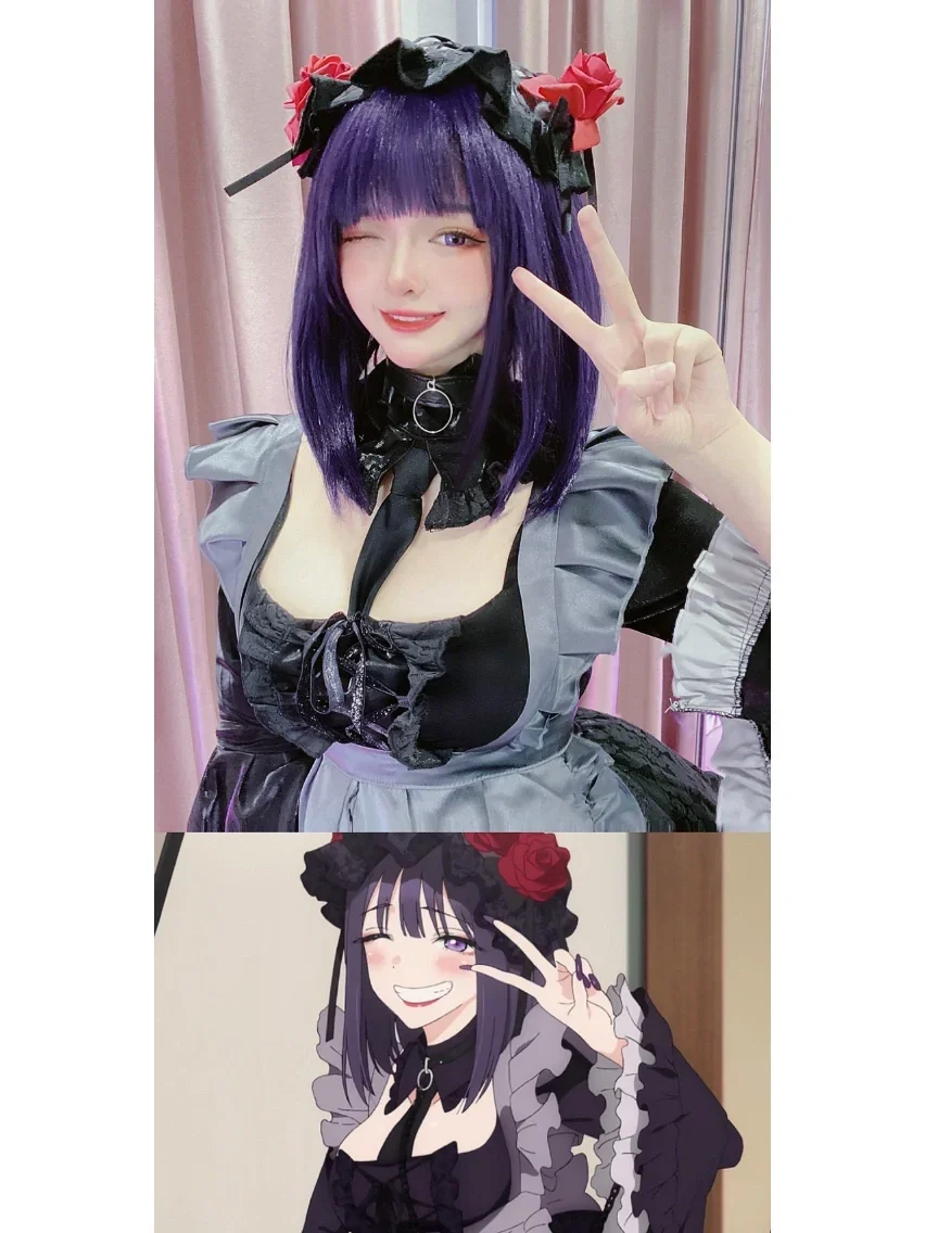 二次元还原, cosplay日常, 动漫仿妆, 小雫cos, 恋上更衣人偶