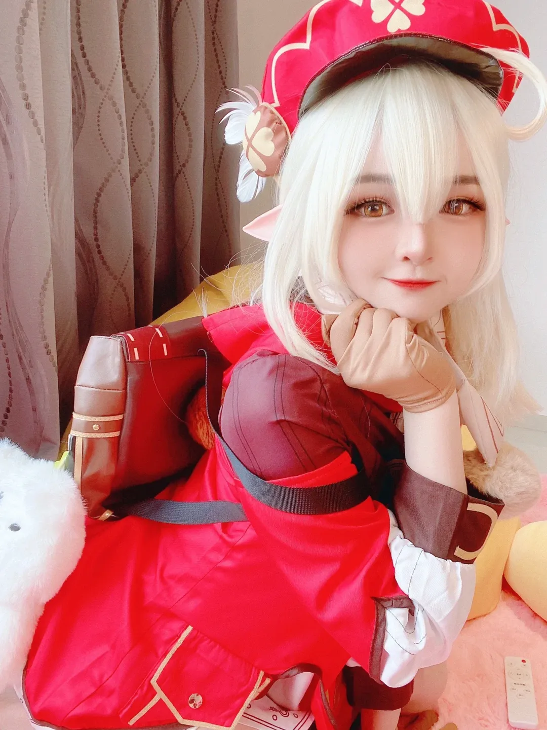 原神, 可莉cos, 二次元cosplay, 精灵耳造型, 童话风少女 - 第1张