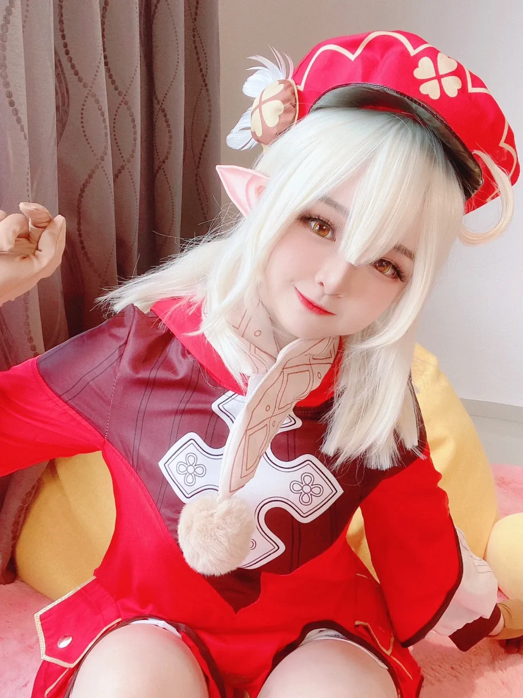 原神, 可莉cos, 二次元cosplay, 精灵耳造型, 童话风少女 - 第3张