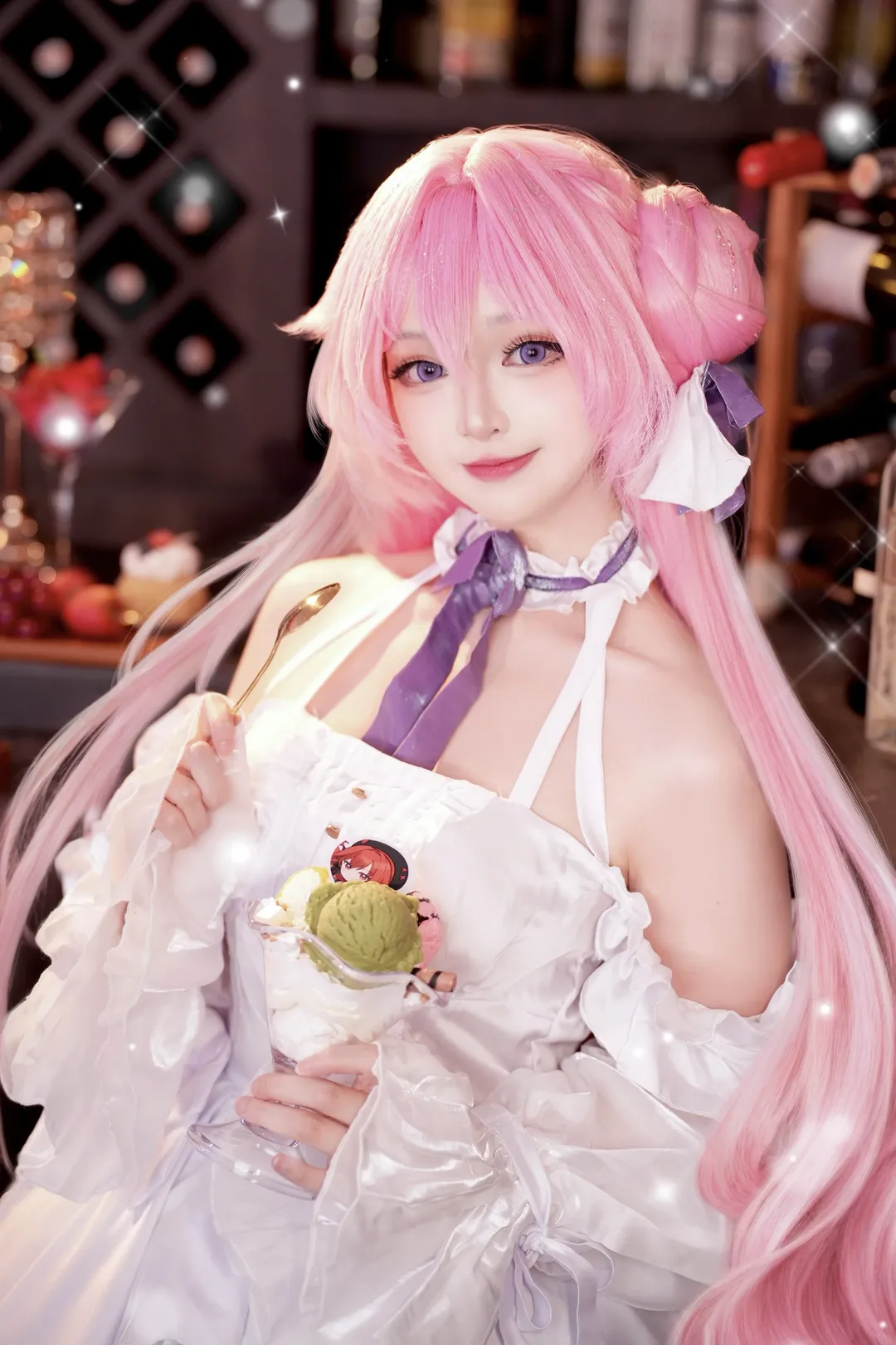 cosplay摄影, 桃乐丝cos, 妮姬胜利女神, 白丝cos, 甜品主题 - 第2张