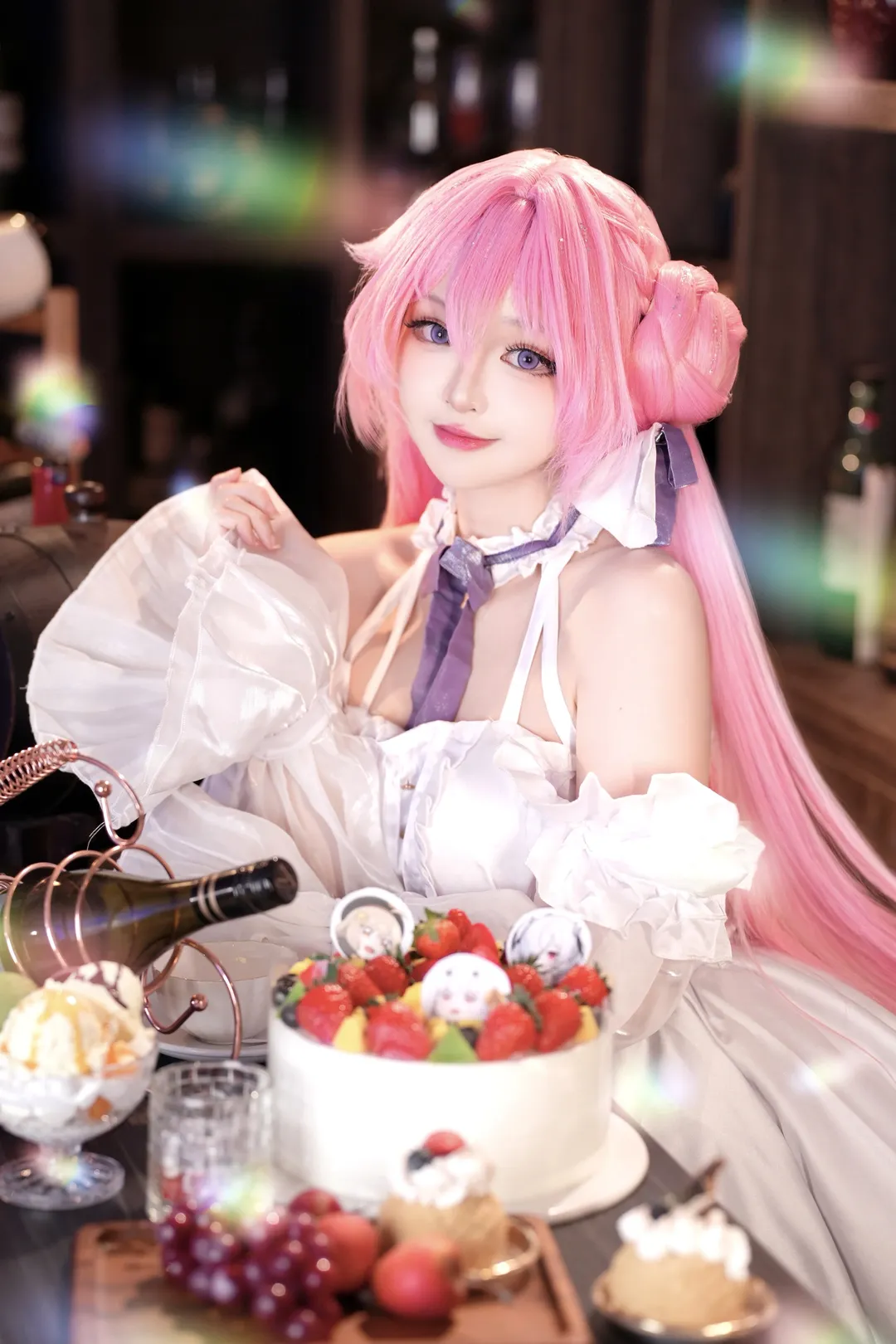 cosplay摄影, 桃乐丝cos, 妮姬胜利女神, 白丝cos, 甜品主题 - 第3张