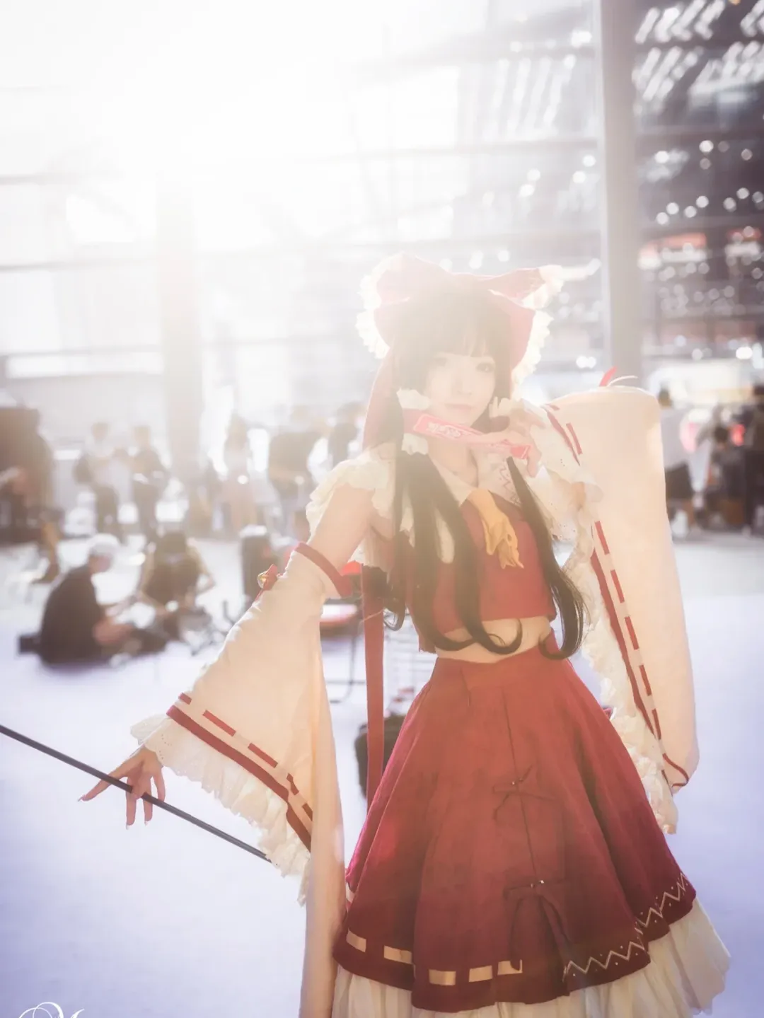 博丽灵梦cos, 东方Project, 漫展返图, 深圳国际电玩节, 红白巫女服 - 第4张