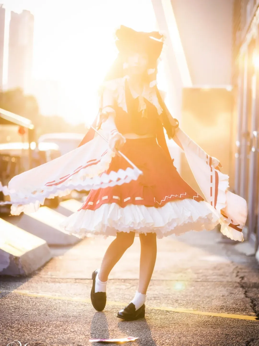 博丽灵梦cos, 东方Project, 漫展返图, 深圳国际电玩节, 红白巫女服 - 第6张