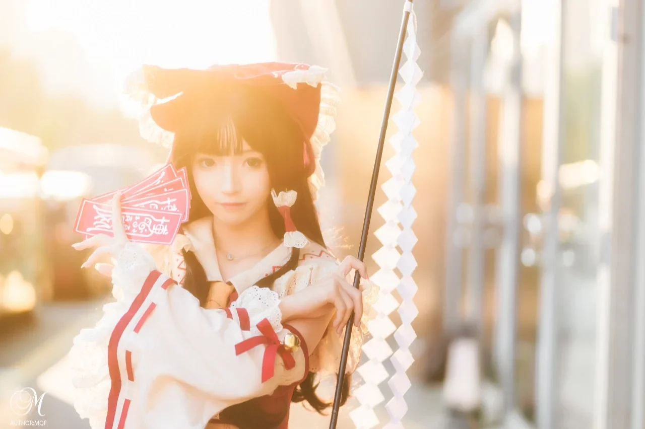 博丽灵梦cos, 东方Project, 漫展返图, 深圳国际电玩节, 红白巫女服 - 第9张