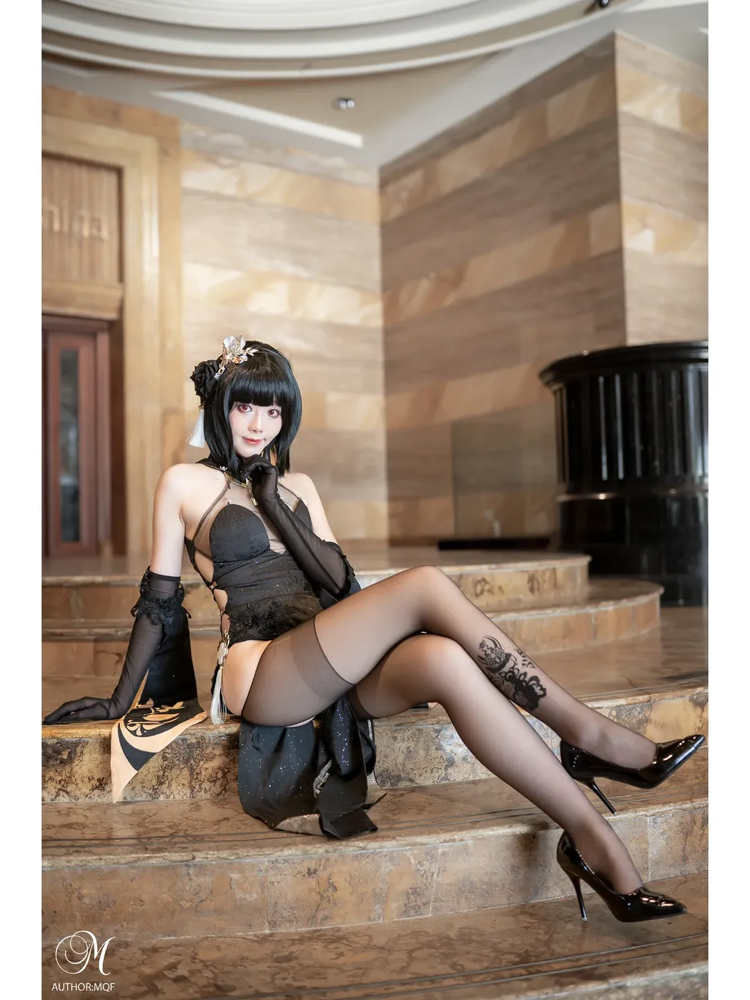 碧蓝航线, 镇海cos, cosplay摄影, 黑丝穿搭, 深圳约拍 - 第1张