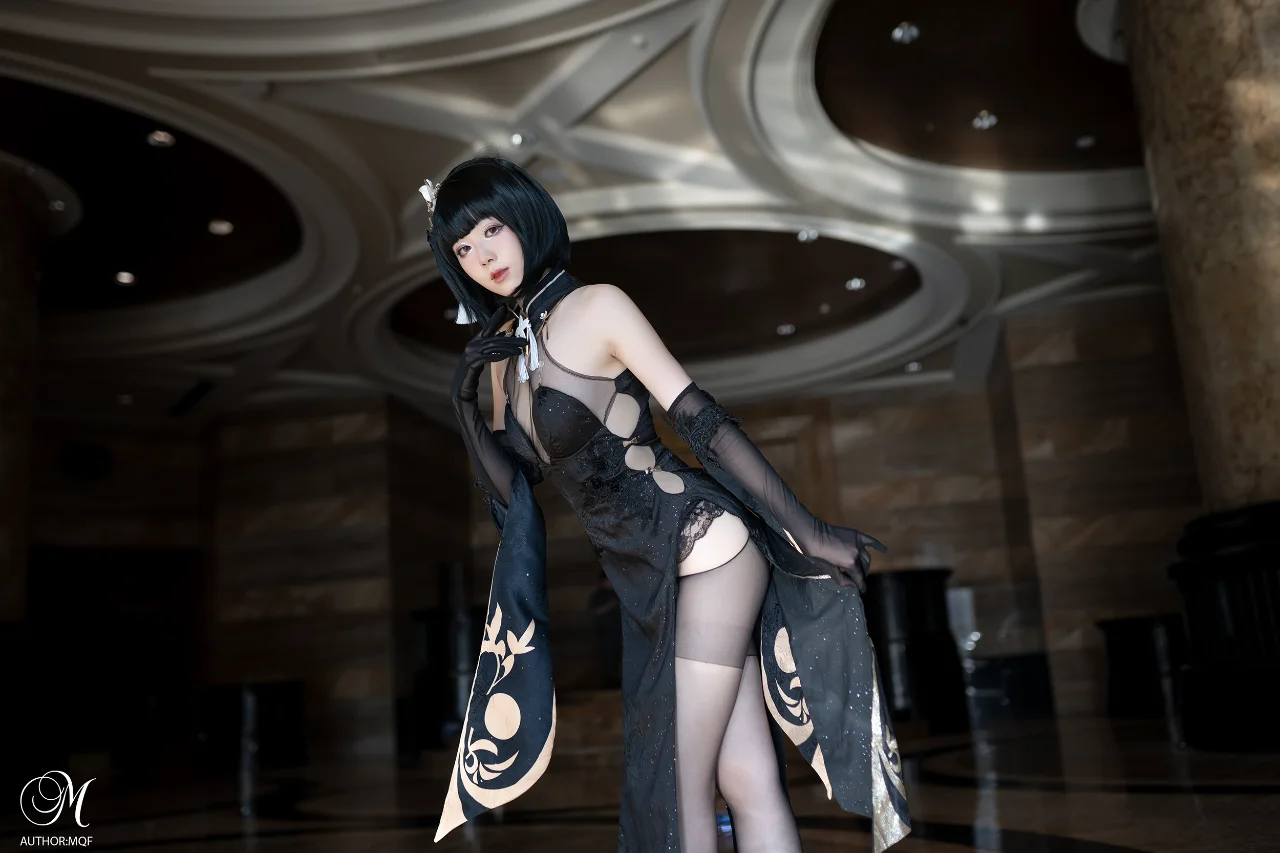 碧蓝航线, 镇海cos, cosplay摄影, 黑丝穿搭, 深圳约拍