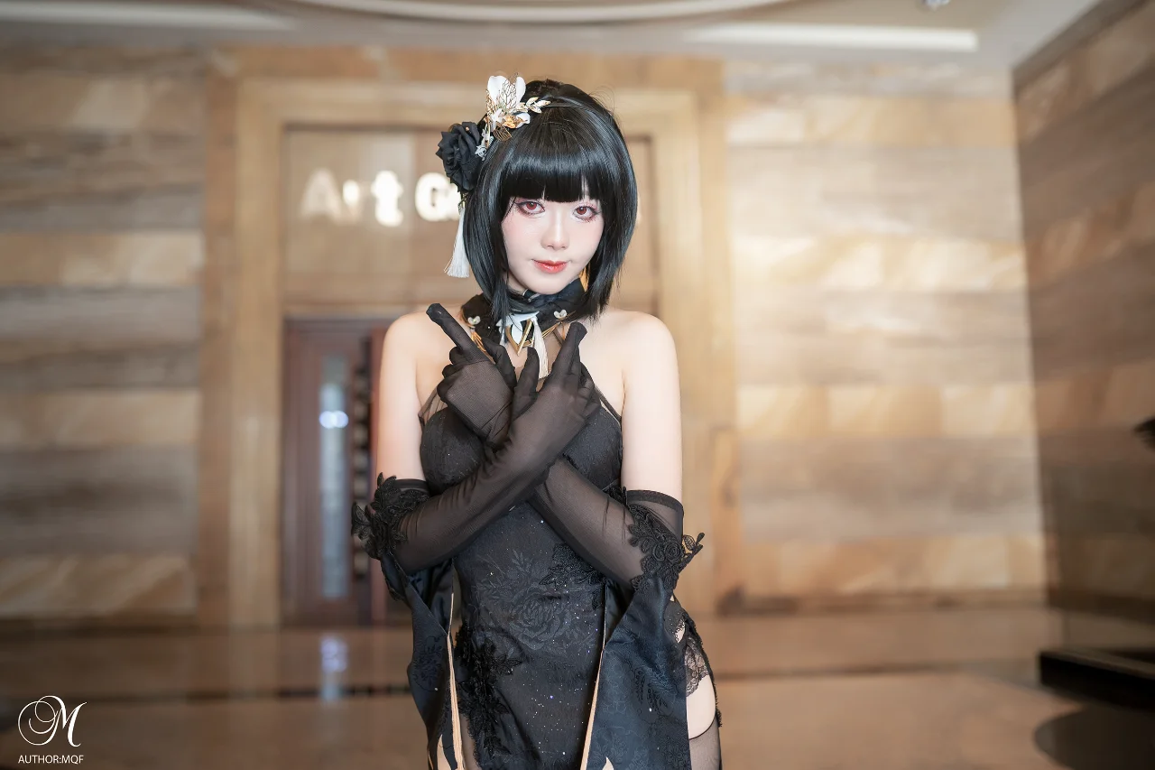 碧蓝航线, 镇海cos, cosplay摄影, 黑丝穿搭, 深圳约拍 - 第5张