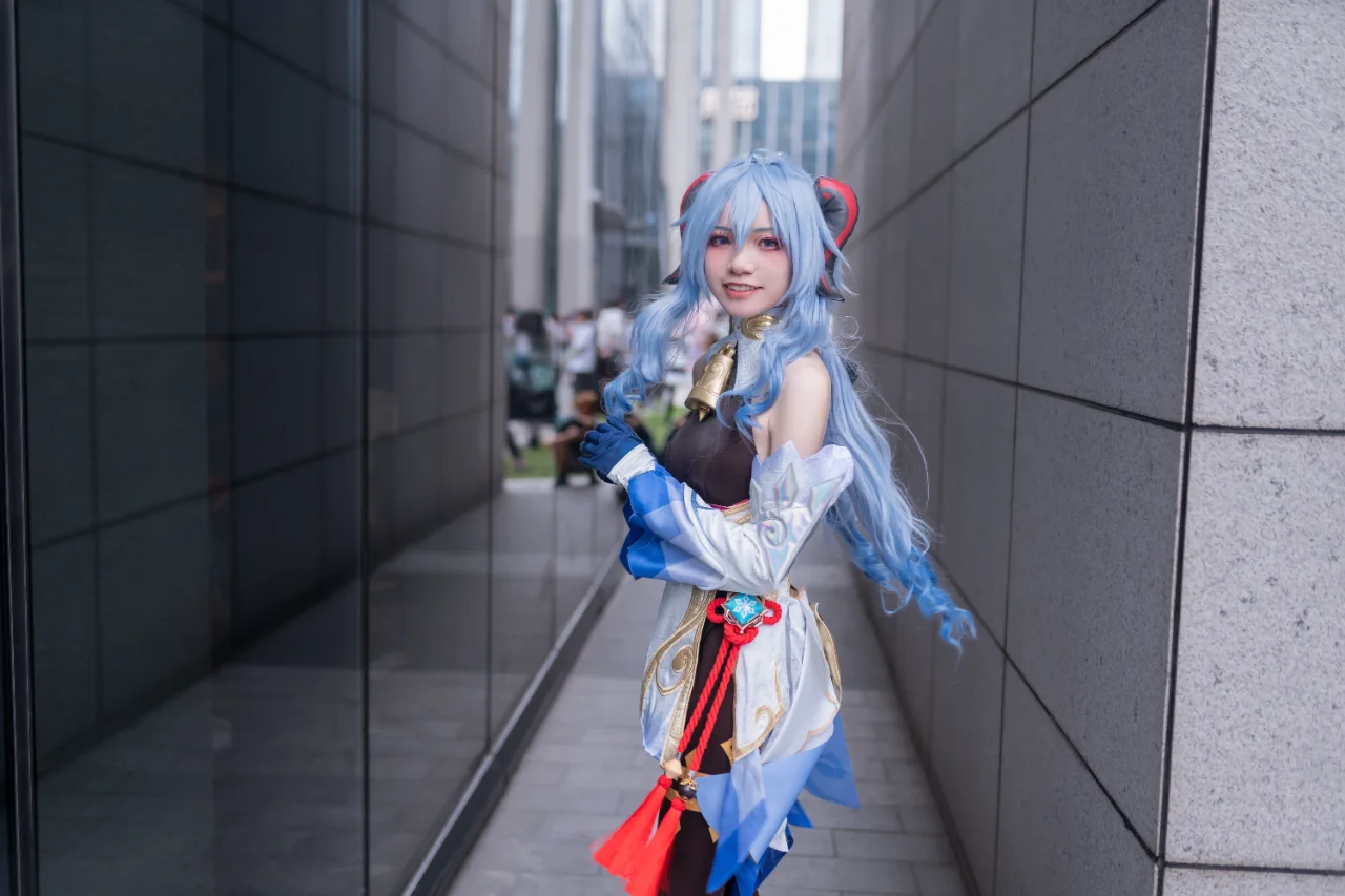 原神, 甘雨cos, 萤火虫漫展, cosplay日常, cosplay丝袜 - 第1张