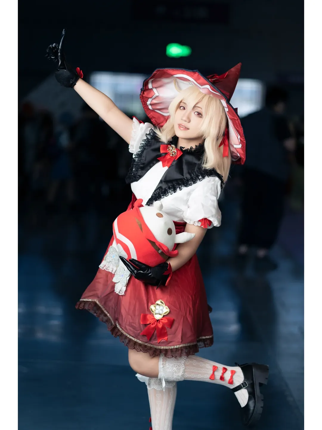 原神, cosplay, 可莉cos, 漫展返图, 白丝穿搭 - 第2张