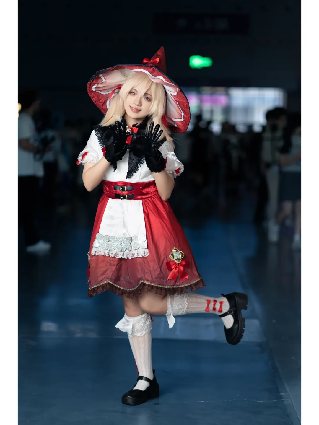 原神, cosplay, 可莉cos, 漫展返图, 白丝穿搭 - 第8张