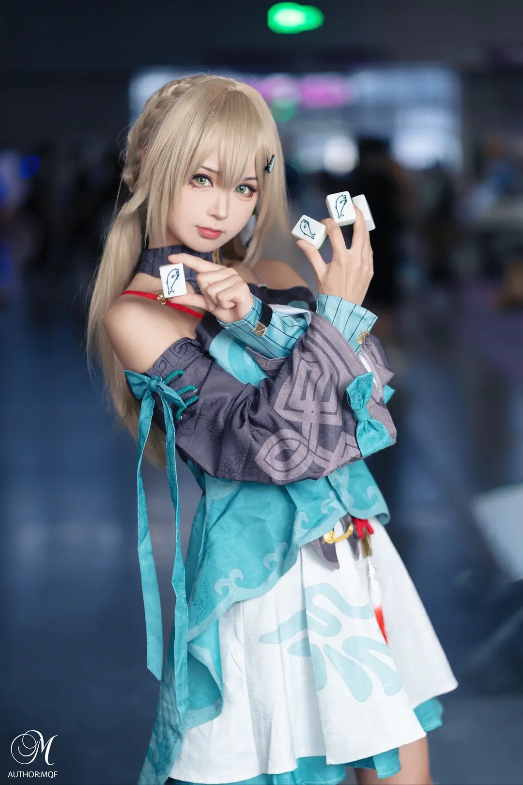 Honkai: Star Rail, Convention photos, Convention photos, Qingque cosplay, Shenzhen International Animation and Game Festival - Image 2